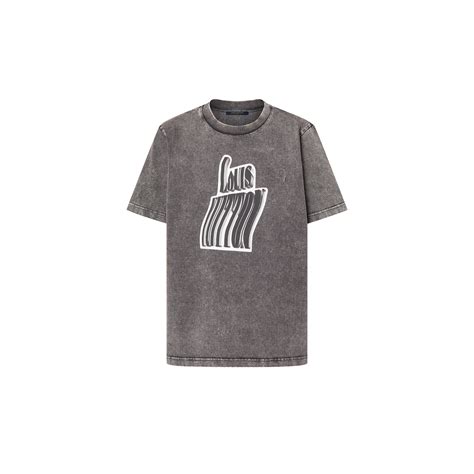 grey lv shirt|Graphic LV Signature T.